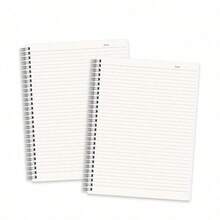 1/2pcs B5 Notebook, A5 Blank Student Notebook, Blank Error Notebook, A6 Grid Spiral Notebook, Notebook Set, New Semester - Multicolor - View 2