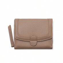 Women's Snap Button Zipper Wallet, Multi-Card Slot Wallet - Multicolor - View 12