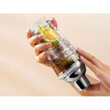 Shaker à cocktail, 400 ML en verre en acier inoxydable Shaker à cocktail Martini Shaker à agiter + Mixeur avec tamis Mixeur à cocktail, accessoires de bar - Voir 9