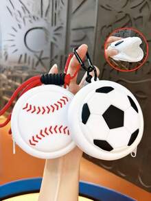 1 móc khóa treo ví hình bóng thể thao sáng tạo, bóng rổ, bóng chày, tennis, bóng đá, trang trí móc khóa ô tô, charm túi xách, quà tặng bạn bè, gia đình, Valentine, sinh nhật, phụ kiện trang trí tiệc - Nhiều màu - Xem 2