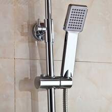 Drill‑Free Adjustable Shower Slide Bar Bracket, Wall‑Mounted Handheld Shower Head Holder, Bathroom Shower Riser Rail Replacement Accessory - Shower Rack - View 6
