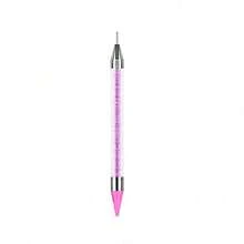 Diamond Painting Tools, Self-Adhesive Rhinestone Pen, Dual-Tip Rhinestone/Gem/Crystal Pickup Wax Pen, Nail Art Rhinestone Pen; Suitable For 5D DIY Diamond Painting, Handmade Cross Stitch And Nail Art Decoration; Crystal Bead Handle Design. - A - View 12