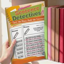 2 Pieces Sight Words & Sentence Practice Workbook Set, English Reading, Word Recognition, Tracing, Writing, Grammar & Vocabulary Activities, Reading Confidence Learning Material For Homeschool, Classroom & Back To School - English Reading Practice - View 11