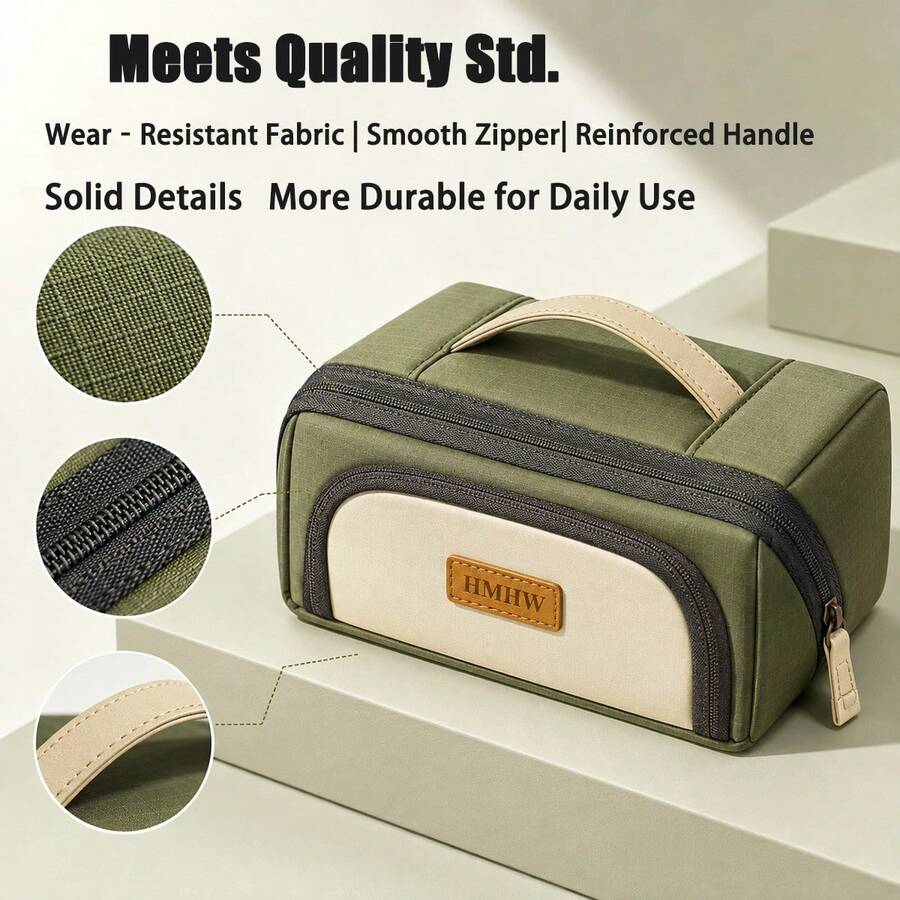 Large Capacity Pencil Case, 180 Degree Fully Open Flat Design 8 Layer Classification Storage Stationery Bag, Durable Smooth Zipper Student Pencil Pouch, Primary And Secondary School Office Universal Stationery Storage Bag - Multicolor - View 1
