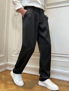 Impala Men Suit Pants - Black - View 4