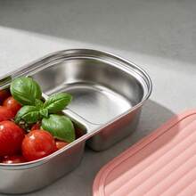 304 Stainless Steel Lunch Box, Reusable Leak Proof Bento Box, PortableLunch Container, Fruit Salad Food Storage Container, Dishwasher & Microwave Allowable, Suitable For Student And Adult Use In School, Office, Picnic, Travel, Back To School - Multicolor - View 8