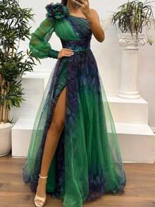 Women Cocktail Dresses - Green - View 6