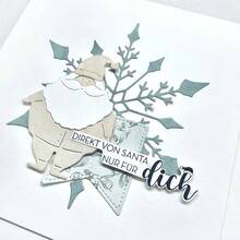 1件雪花金屬切割模具,聖誕裝飾適用於剪貼簿、卡片製作、模板和壓花手工藝 - 雪花 - 查看 3