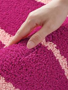 1pc Bathroom Floor Mat Carpet, Flocked Soft Touch, Pink Leopard Print, TPR Backing Non-Slip, Suitable For Kitchen, Outdoor, Indoor, Hallway, Bedroom, Living Room, Bedside, Machine Washable Easy To Clean, Autumn Bathroom Decor Rug - Multicolor - View 10