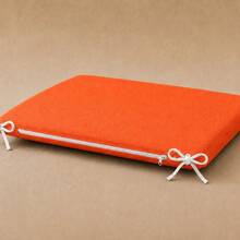 4 Pieces, 40 X 40 Cm Seat Pads For Dining, Kitchen And Patio Chairs Made In Turkei - Orange - View 6
