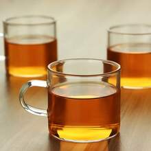 Transparent Glass Cup, Glass Tea Cup With Handle, Borosilicate Glass Tea Cup, Coffee Cup, Transparent Heat-Resistant Design Specially For Hot Drink Lovers - Transparent - View 3
