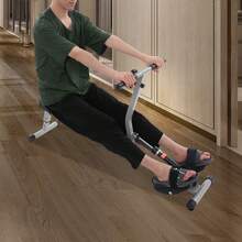 Foldable Indoor Rowing Trainer Built With Adjustable Resistance Settings For Home Fitness Use. This Household Rower Supports Varied Workout Intensity To Satisfy Different Exercise Demands. Its Folding Structure Enables Space‑Saving Storage - Default - View 4