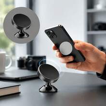 Universal Super Strong Magnetic Metal Car Phone Holder 360° Rotating Air Vent Mount - New Arrival - View 2