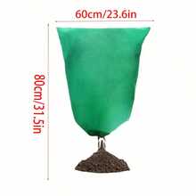 Winter Thickened Protective Cover, Breathable Plant Winter Frost Protection Cover With Visible Zipper Closure And Drawstring Design, Garden Small Tree Potted Plant Shrub Windproof Cold-Proof Warm Cover - A - View 10