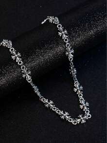1 Punk Cross Retro Pendant Necklace, Fashionable, Simple And Versatile, Suitable For Daily Wear - Cross - View 2