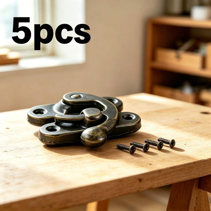 5 قطع من مشابك القفل اليمنى، 42x37 مم، مشبك سريع الفك - 5 قطع - مشاهدة 1