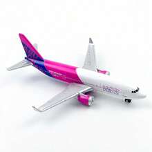 Wizz Air Airplane Model, Die-Cast Metal Model Airplane, Suitable For Collection And Holiday Gifts - Multicolor - View 3