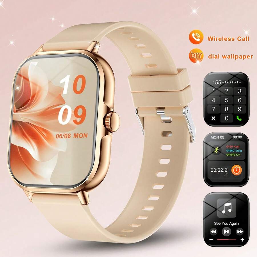 Smart Watch, Wireless Calling/Dialing, Multiple Sports Modes, Incoming Call Reminder And Rejection, SMS Notification, Customizable Wallpaper, Compatible With IOS/Android Systems - Multicolor - View 1