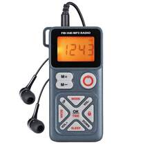 Mini Radio Portable Outdoor Sports FM AM MP3 Radio With USB C 600mAh Rechargeable Battery, Headphone Jack With LCD Display Screen TF Card, Switchable Between EU US Japan - View 13