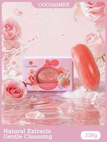 1 buah sabun desain bintang 238g, formula lembut, cocok untuk mandi dan mencuci muka, membersihkan kotoran, minyak, dan impurities secara mendalam, melembapkan dan tidak membuat kulit kering, cocok untuk kulit sensitif, berminyak, dan kering, cocok untuk persiapan kencan, hadiah liburan, dan mandi seluruh tubuh. - Aneka rasa - View 9