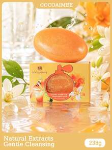 1 buah sabun desain bintang 238g, formula lembut, cocok untuk mandi dan mencuci muka, membersihkan kotoran, minyak, dan impurities secara mendalam, melembapkan dan tidak membuat kulit kering, cocok untuk kulit sensitif, berminyak, dan kering, cocok untuk persiapan kencan, hadiah liburan, dan mandi seluruh tubuh. - Aneka rasa - View 11