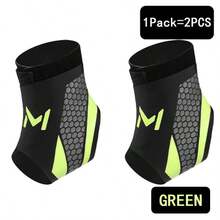 Set Of 2 Ankle Support Straps, Breathable Achilles Tendon Straps, Suitable For Running, Cycling, And Various Sports,Sports Protective Gear, Compression Sleeves, A Must-Have For Fitness Enthusiasts - Multicolor - View 10