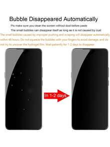 2 Packs [2026 New] Hydrogel Screen Protector For IPhone 18 Pro Max/18 Pro/17 Pro Max/17 Pro/17/17 Air/16 Pro Max/16 Pro/16 Plus/16/15 Pro Max/15 Pro/15 Plus/15/14 Pro Max/14/13 Pro Max/12/11, Dustproof Waterproof, HD Clear, Fingerprint Unlock Support, Ultra-Thin Self-Healing, Bubble Free Easy Install, Perfect Easter Spring Gif - Clear - View 6