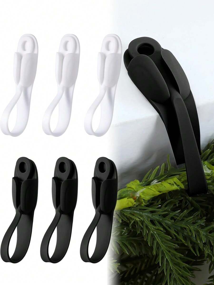 Christmas Wreath Hook Fireplace Wreath Hook, Suitable For Home Storage, Appliance Cable Management And Data Cable Storage Hooks, Thanksgiving, Halloween, Christmas Gifts