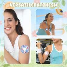 10/6/2 buah Patch Sensor CGM, Tahan Air & Keringat, Lembut & Bernapas, Sudah Dipotong, Tahan Lama & Awet, Portabel & Mudah Dibawa, Cocok untuk Olahraga dan Penggunaan Sehari-hari, Tersedia Berbagai Pola Burung Hantu yang Menarik - View 7