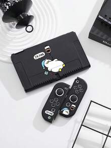 مجموعة إكسسوارات Cailai بموضوع "البطة الباردة تشرب القهوة" لجهاز Switch 2 (2025) / Switch / Switch OLED (متوافقة مع حافظة الجهاز/حقيبة الحمل؛ خيارات من TPU ناعم أو قشرة صلبة مع حامل قابل للفصل) - مشاهدة 4