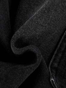 Straight Leg Fashion Casual Denim Jeans, Suitable For Boys, Street Style - Black - View 8