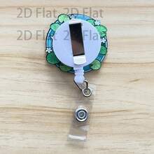Retractable D Card Holder Reel With Cute Cartoon Design, Nurse Hospital Badge Holder Office Lanyard 1pc - X539 - View 6