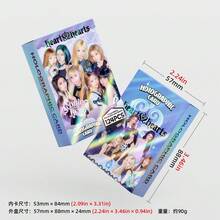 1PC 124pcs Hearts2Hearts Single Star K-POP Merchandise LOMO Collection Holographic Photocard - A - View 4