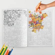 Line Drawing And Coloring Book Includes Dark Angel Queen Elf And Q-Version Halloween, Choose One Suitable For Christmas And Halloween Holiday Parties - Line Drawing and Painting Book - View 1