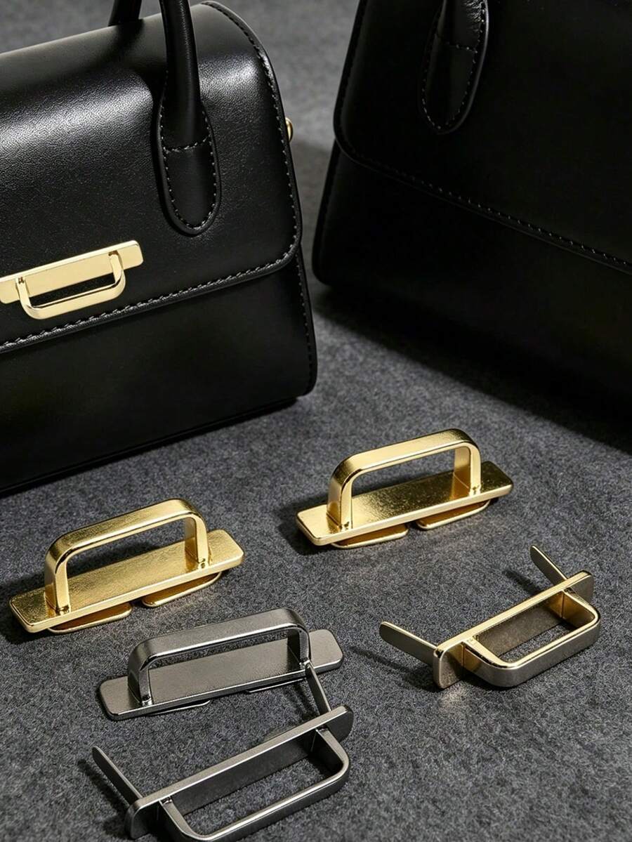 Heavy‑Duty Rust‑Resistant Zinc Alloy Arched Bridge Connector With Backing Plate, Adjustable Diy Hardware Accessories, Metal Handle Base For Handbag Wallet Travel Bag Craft Supplies,An Ideal Gift For Diy Enthusiasts. - One Size Fits All - View 1