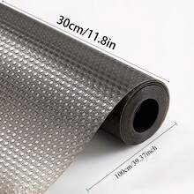 Cabinet Non-Slip Mat, Non-Adhesive Cabinet Mat, Non-Slip Waterproof Mat, Thickened Strong Kitchen Cabinet Drawer Mat, Refrigerator Mat - Clear - View 5