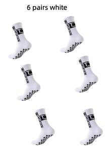 1/2/3/4/6/10/15/Pairs/Men's Non-Slip Rubber Sole Football Socks Sports Socks - Multicolor - View 17