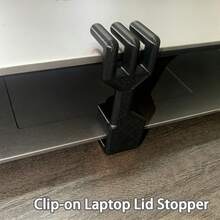 Portable Anti-Pinch Laptop Stand And Cooling System, Suitable For All Laptops, Screen Cover Stopper, Compatible With Office, Gaming, External Monitor And Other Scenarios, Prevents Accidental Closing And Shutdown, Laptop Anti-Closing Stand, Clip-On Laptop Cover Baffle, Keyboard Stand - Multicolor - View 8