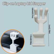 Portable Anti-Pinch Laptop Stand And Cooling System, Suitable For All Laptops, Screen Cover Stopper, Compatible With Office, Gaming, External Monitor And Other Scenarios, Prevents Accidental Closing And Shutdown, Laptop Anti-Closing Stand, Clip-On Laptop Cover Baffle, Keyboard Stand - Multicolor - View 1
