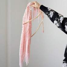 1/2/3/4/5件人造吊掛式莧草花，花卉裝飾，吊掛花藝，婚禮拱門裝飾，背景裝飾 - 淺粉色 - 查看 9