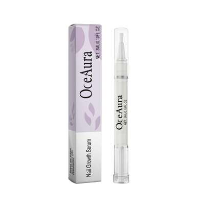 El sérum para el cuidado de uñas OceAura repara las uñas dañadas, hidrata, ilumina, fortalece y nutre las uñas.