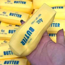 Crispy Butter Stick Random Color Squeeze Toy, Non-Bouncing, Makes Crisp Sound When Pressed, Includes Blocks And Clay, Hard & Soft Texture Combination, Handmade Toy, Crispy Squeeze/Stress Relief Toy - Multicolor - View 10