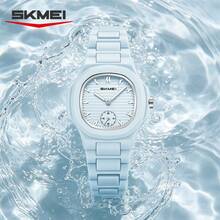 SKMEI 2678 Unisex Quartz Watch Octagon Shape ABS Case Strap 5ATM Waterproof Analog Hand Watch Multi Colors Wristwatch - one-size - View 11