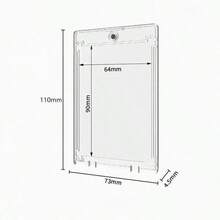 25/10pcs Card Holders, Hard Plastic Structure, 35pt Thick Card Sleeves, Suitable For Baseball Cards And Various Cards, Perfect Christmas And Halloween Gifts - Multicolor - View 4