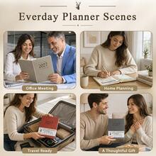 2027 Daily Planner, 360 Pages - Includes 5 Planning Stickers, Monthly And Daily Time Planning Notebook, Time Management And Self-Discipline Plan, Suitable For Office, Study Supplies, Self-Discipline Plan, Back To School - 1 Set - View 10