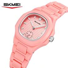 SKMEI 2678 Unisex Quartz Watch Octagon Shape ABS Case Strap 5ATM Waterproof Analog Hand Watch Multi Colors Wristwatch - one-size - View 14