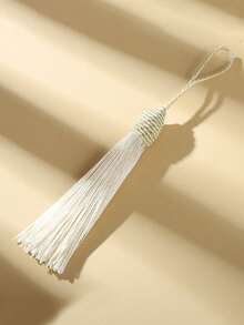 Silk Tassels, Apparel Decorative Accessories, DIY Tassel Decorations, Tassel Ornaments, Tassel Decorations, Hat Tassels - Off-white - View 4