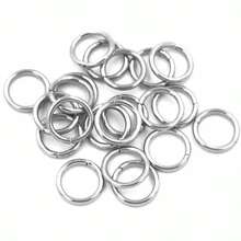 200Pcs/Lot DIY Jewelry Findings Open Single Jump Rings And Open Rings For Jewelry Making - Silver - View 6