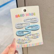 100/60/36/24/12pcs Multi-Color Printed Hair Accessories Set, Y2K Style Sweet & Cute Hair Clips, Daily Essential - Multicolor - View 8