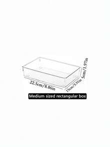 7/20/35/50pcs Transparent Drawer-Style Cosmetic Storage Boxes, Multi-Size Assortment, Suitable For Lipstick, Perfume, Skincare, Lotion And Cream Samples, Vanity/Bathroom/Office/Kitchen Storage, Holiday Gift - Polka dot transparency - View 2
